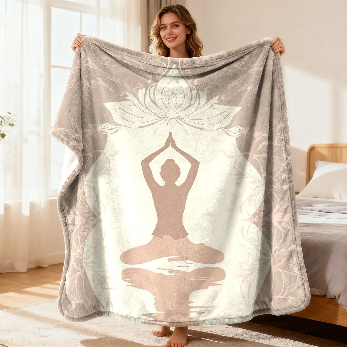 Spa Wellness Yoga - Manta de Yoga de Lujo con