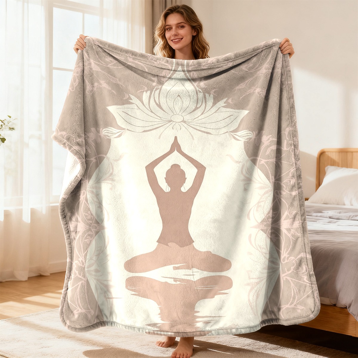Spa Wellness Yoga - Manta de Yoga de Lujo con