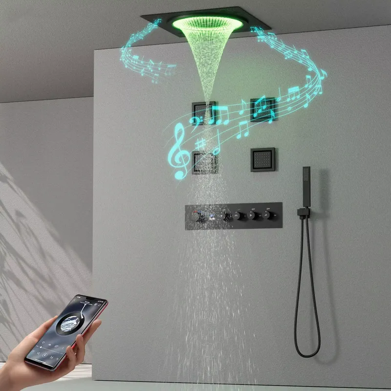 Juego de Ducha LED Inteligente - Spa & Wellness Earth City Москва reseña y precio