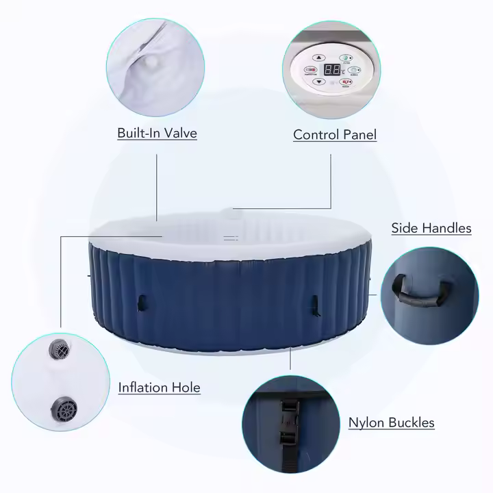 Jacuzzi Inflable Redondo para  - Spa & Wellness Earth City Москва reseña y precio